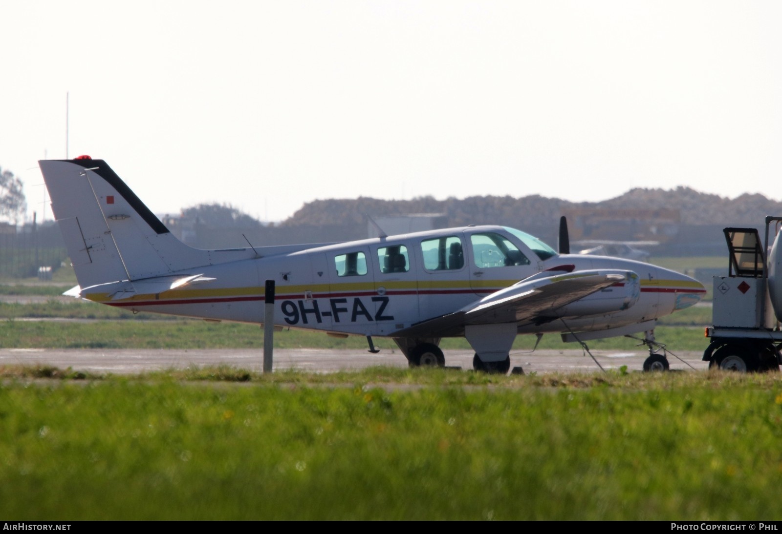 Aircraft Photo of 9H-FAZ | Beech 58 Baron | AirHistory.net #210319