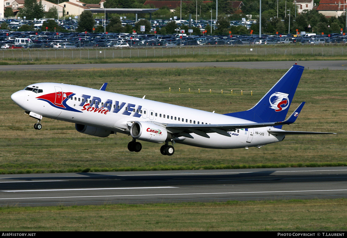 Aircraft Photo of HA-LKG | Boeing 737-8CX | Travel Service | AirHistory.net #210341