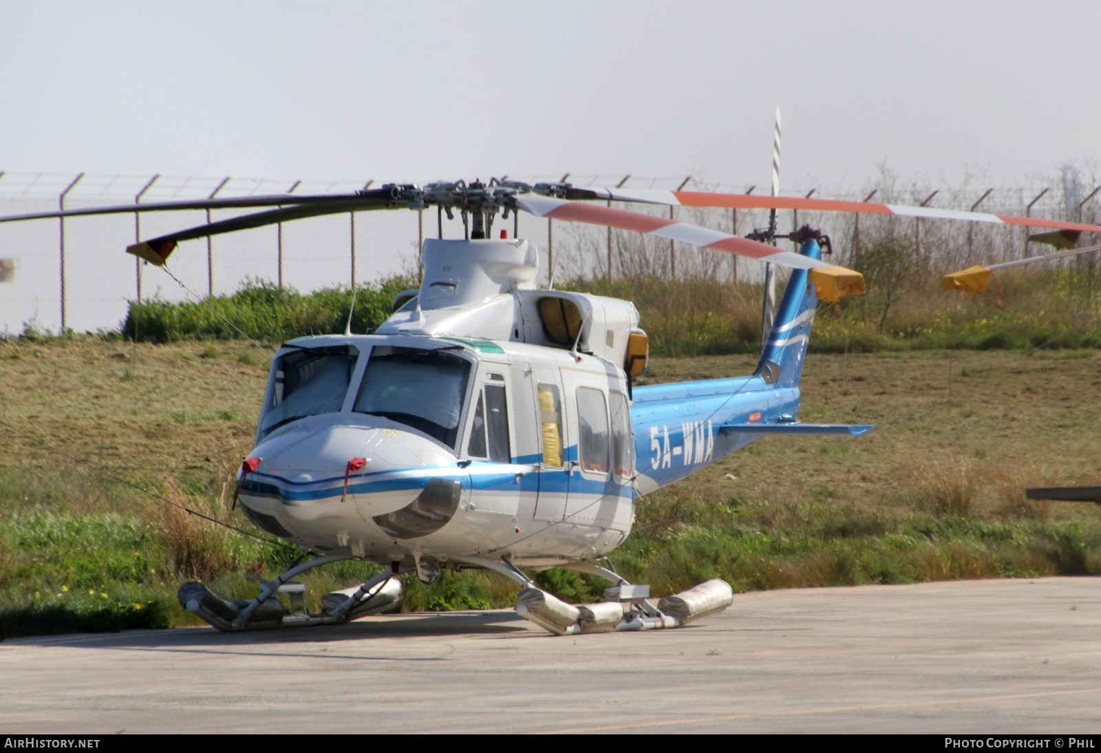 Aircraft Photo of 5A-WMA | Agusta AB-412 | AirHistory.net #210347