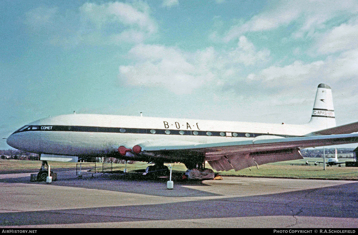 Aircraft Photo of G-APAS | De Havilland D.H. 106 Comet 1XB | BOAC - British Overseas Airways Corporation | AirHistory.net #210351