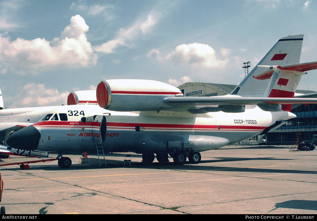 Aircraft Photo of CCCP-72003 | Antonov An-74 | Aeroflot | AirHistory.net #210365