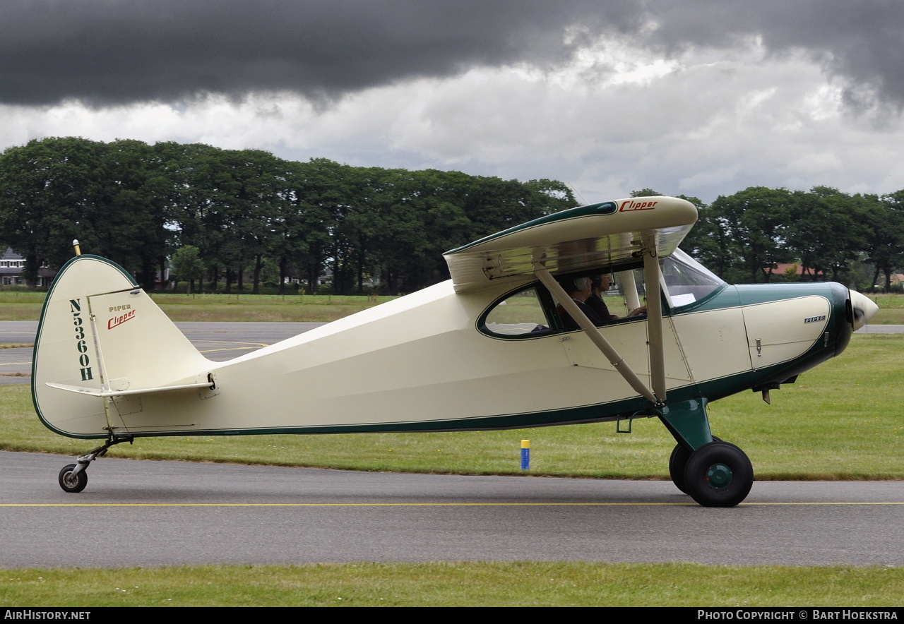 Aircraft Photo of N5360H | Piper PA-16 Clipper | AirHistory.net #210373