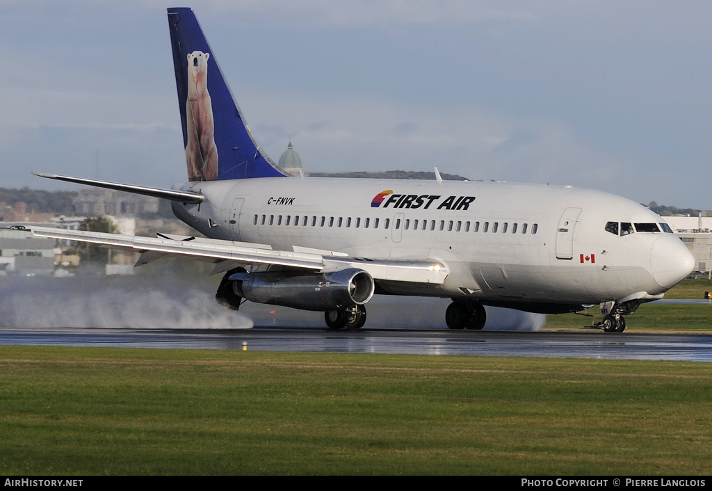 Aircraft Photo of C-FNVK | Boeing 737-2R4C/Adv | First Air | AirHistory.net #210376