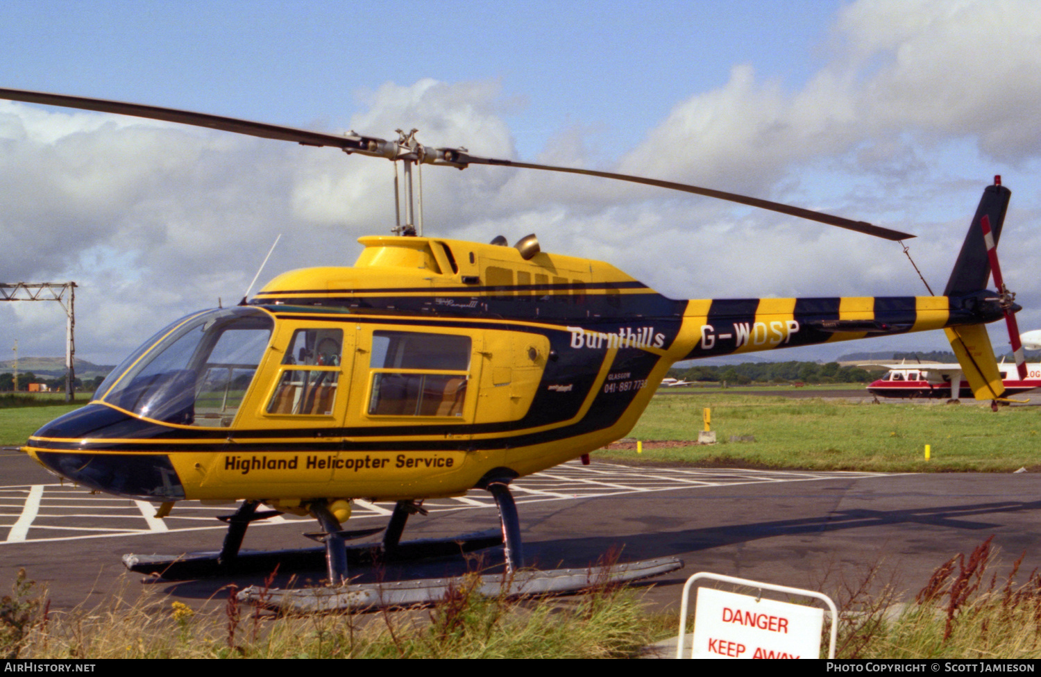Aircraft Photo of G-WOSP | Bell 206B-3 JetRanger III | Burnthills Highland Helicopter Service | AirHistory.net #210379
