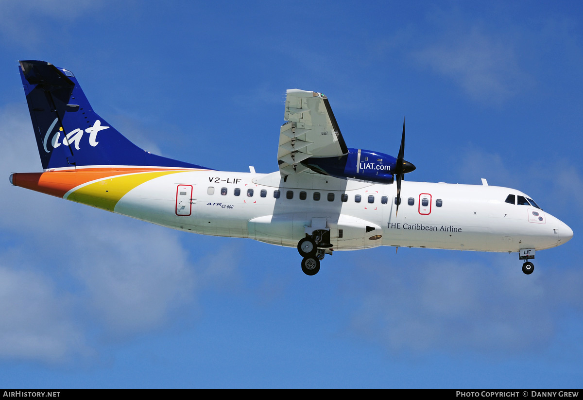 Aircraft Photo of V2-LIF | ATR ATR-42-600 | LIAT - Leeward Islands Air Transport | AirHistory.net #210387