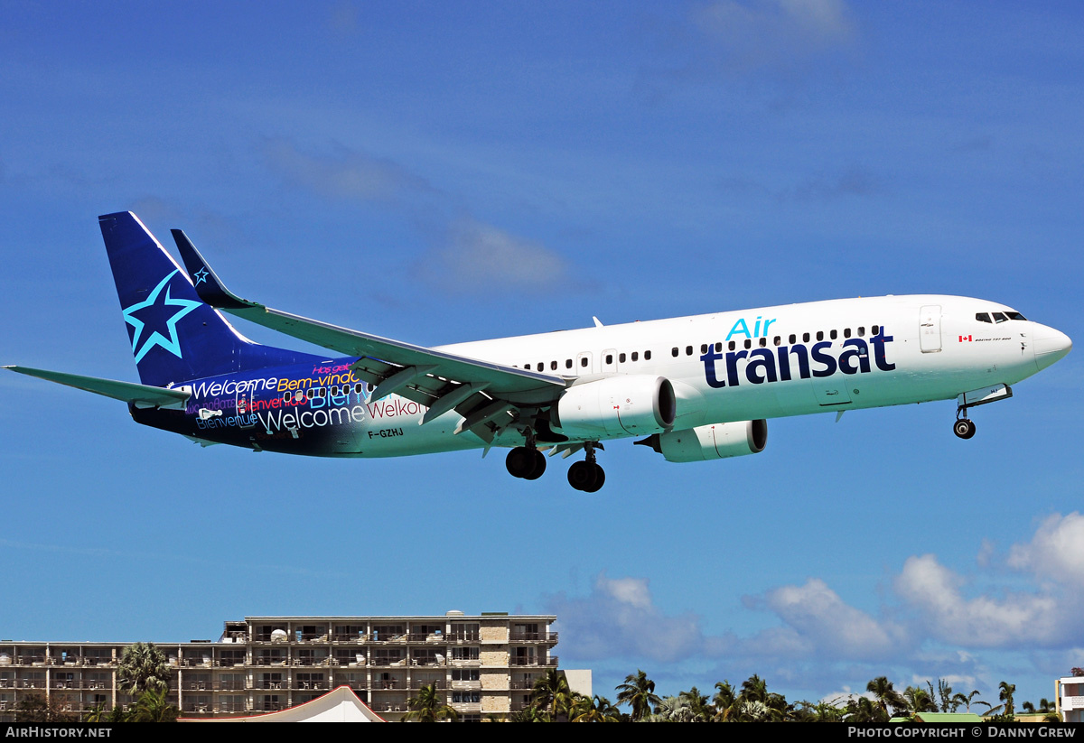 Aircraft Photo of F-GZHJ | Boeing 737-86J | Air Transat | AirHistory.net #210390