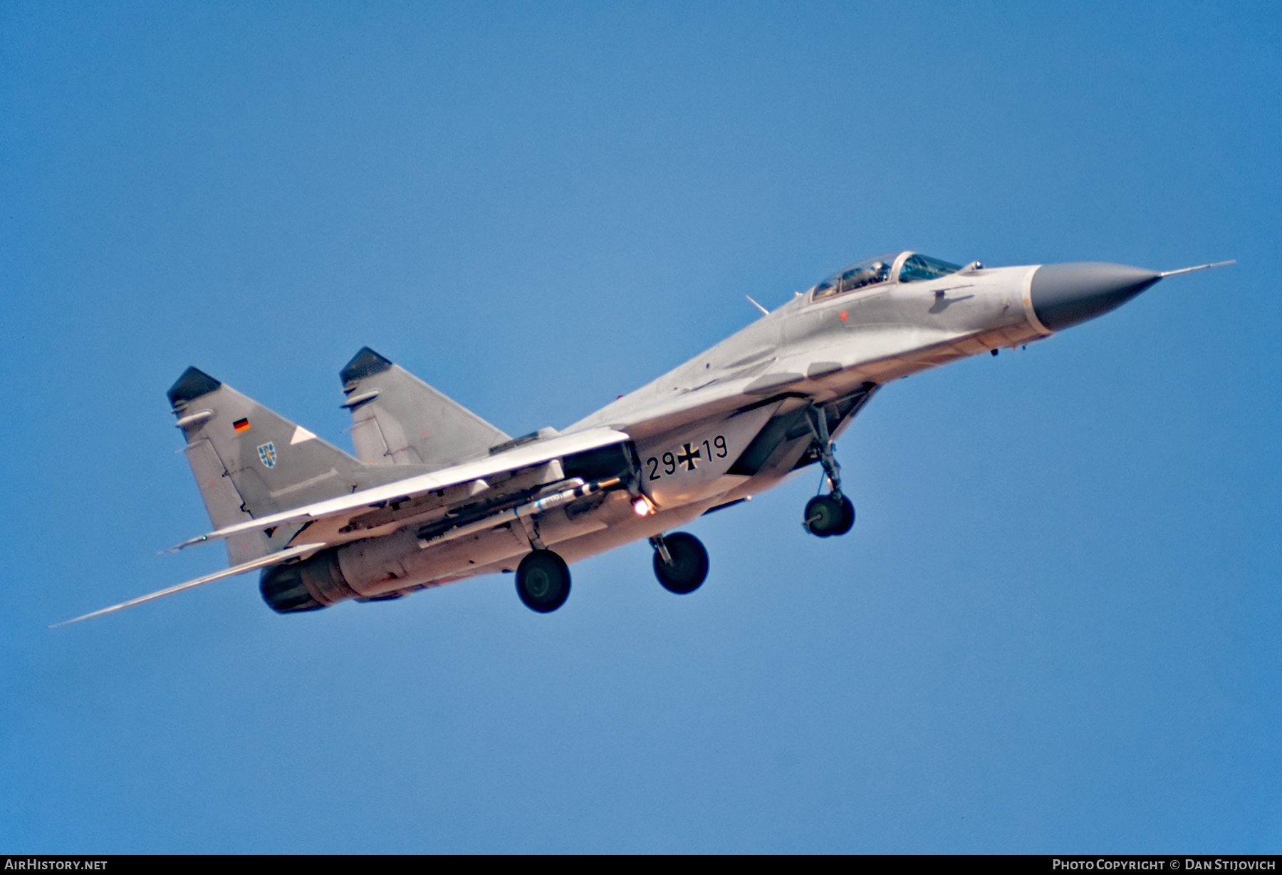 Aircraft Photo of 2919 | Mikoyan-Gurevich MiG-29G (9-12) | Germany - Air Force | AirHistory.net #210397