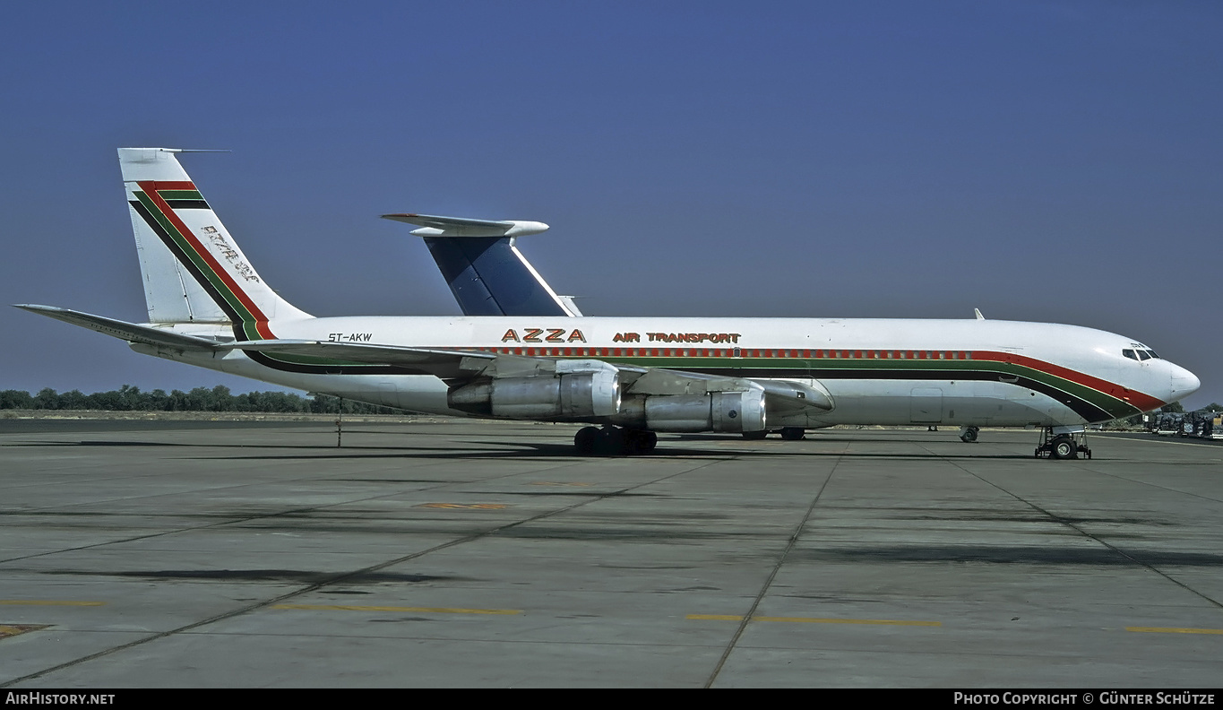 Aircraft Photo of ST-AKW | Boeing 707-330C | AZZA Air Transport | AirHistory.net #210425