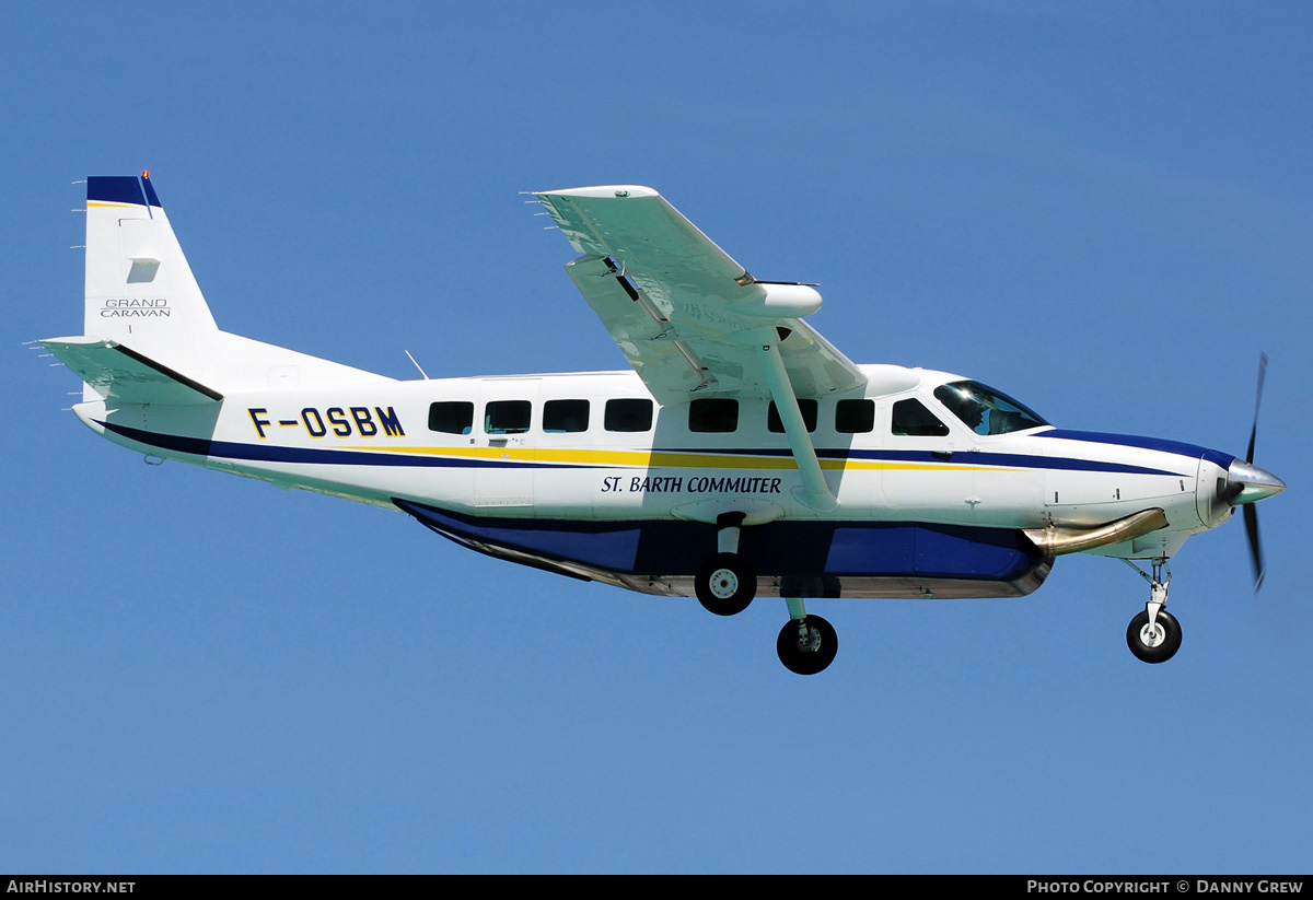Aircraft Photo of F-OSBM | Cessna 208B Grand Caravan | St. Barth Commuter | AirHistory.net #210431