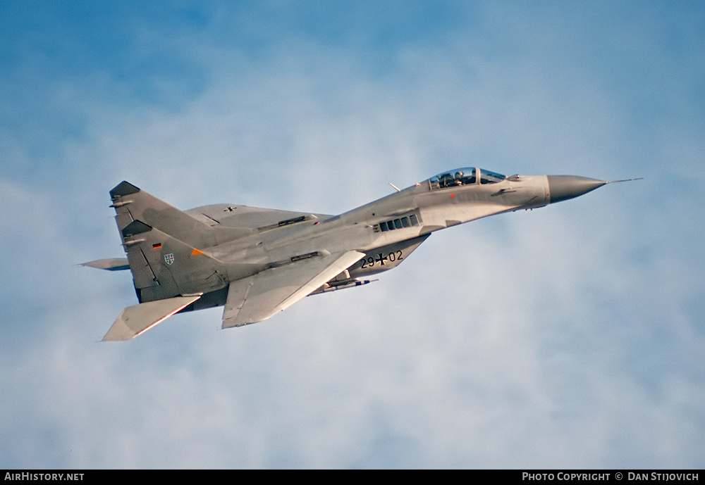 Aircraft Photo of 2902 | Mikoyan-Gurevich MiG-29G (9-12) | Germany - Air Force | AirHistory.net #210451