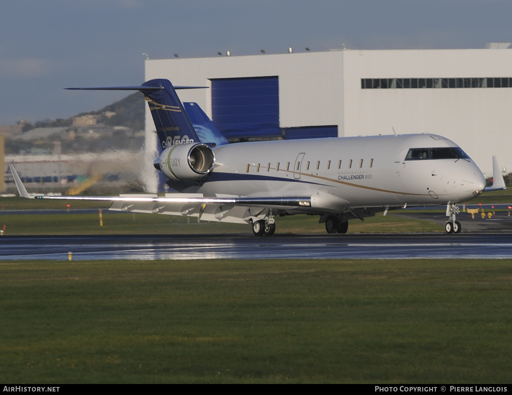 Aircraft Photo of C-FUQY | Bombardier Challenger 850 (CRJ-200SE/CL-600-2B19) | Bombardier | AirHistory.net #210460