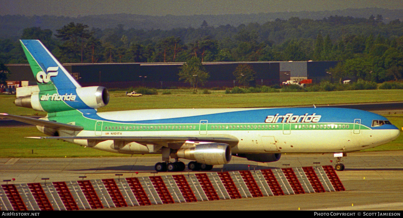 Aircraft Photo of N101TV | McDonnell Douglas DC-10-30CF | Air Florida | AirHistory.net #210482