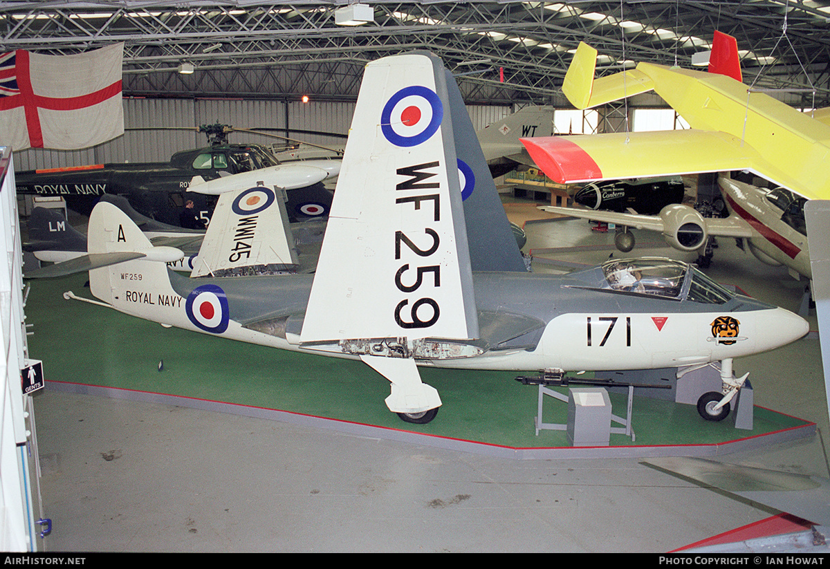 Aircraft Photo of WF259 | Hawker Sea Hawk F2 | UK - Navy | AirHistory.net #210492