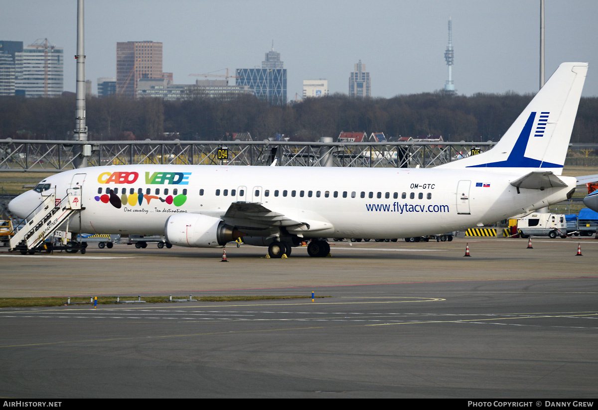 Aircraft Photo of OM-GTC | Boeing 737-430 | TACV Cabo Verde Airlines | AirHistory.net #210536