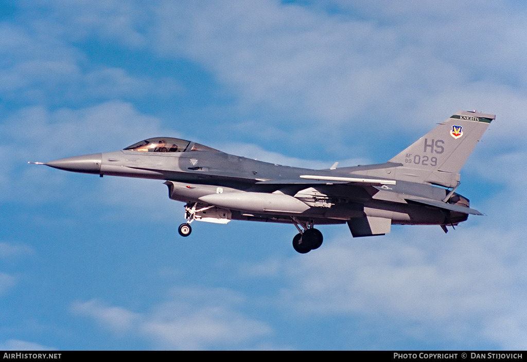 Aircraft Photo of 89-2029 / AF89-029 | General Dynamics F-16CM Fighting Falcon | USA - Air Force | AirHistory.net #210538