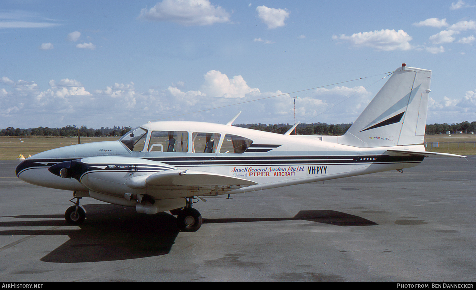 Aircraft Photo of VH-PYY | Piper PA-23-250 Aztec C | Ansett General Aviation | AirHistory.net #210542