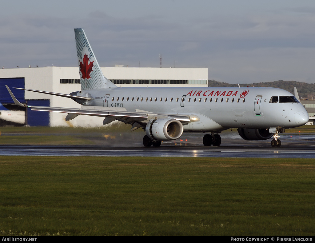Aircraft Photo of C-FMYV | Embraer 190AR (ERJ-190-100IGW) | Air Canada | AirHistory.net #210546