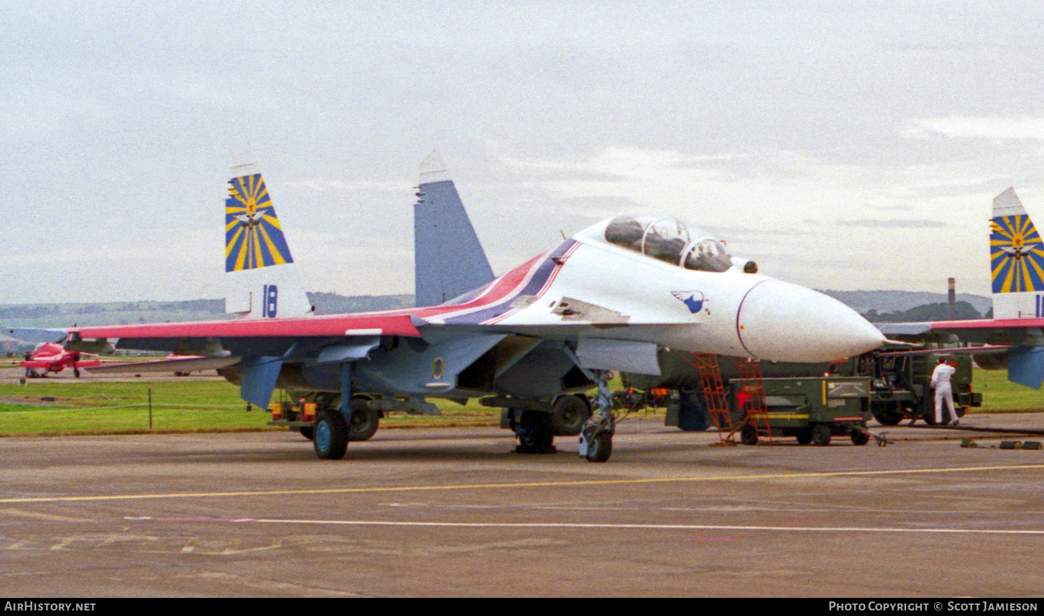 Aircraft Photo of 18 blue | Sukhoi Su-27UB | Russia - Air Force | AirHistory.net #210568