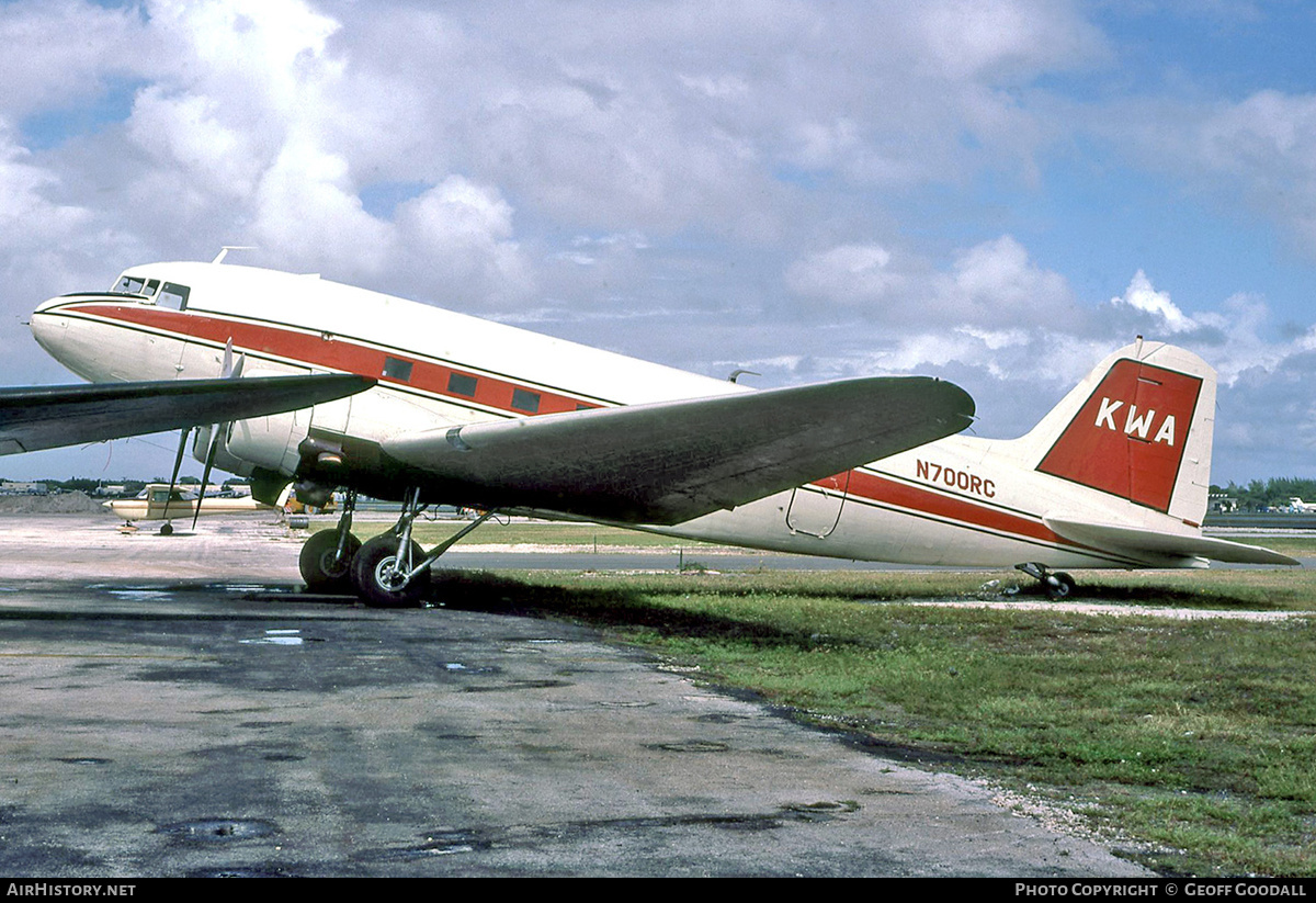 Aircraft Photo of N700RC | Douglas DC-3(C) | KWA - Key West Airlines | AirHistory.net #210571