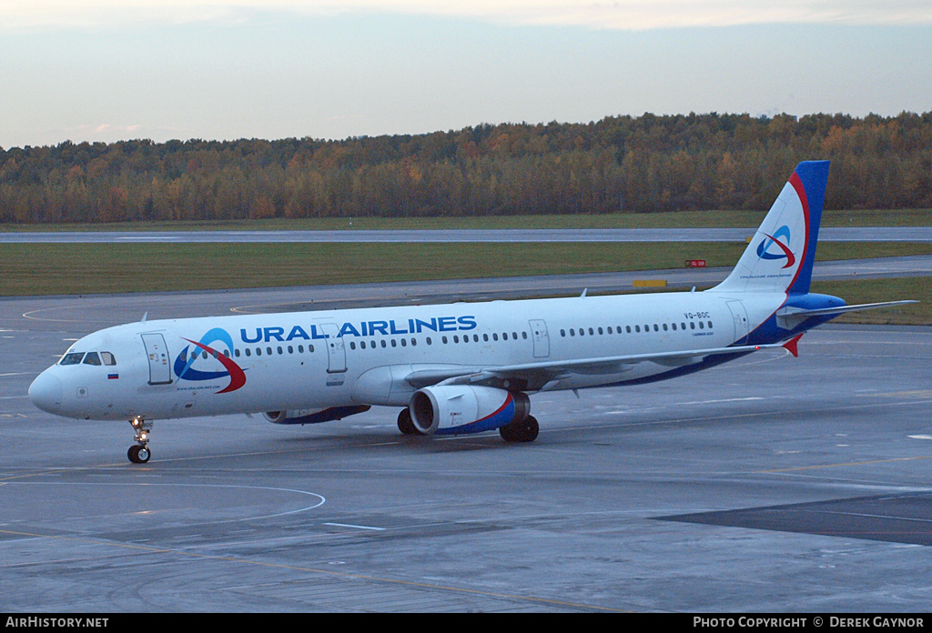 Aircraft Photo of VQ-BOC | Airbus A321-231 | Ural Airlines | AirHistory.net #210572