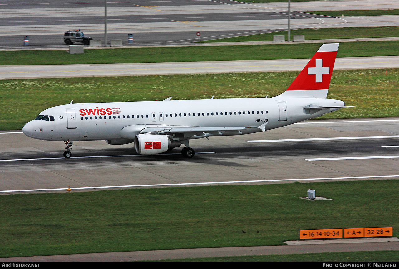 Aircraft Photo of HB-IJU | Airbus A320-214 | Swiss International Air Lines | AirHistory.net #210573