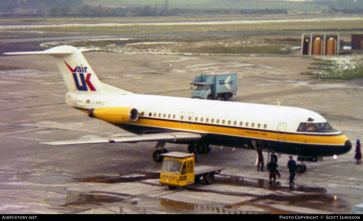 Aircraft Photo of G-WWJC | Fokker F28-4000 Fellowship | Air UK | AirHistory.net #210597