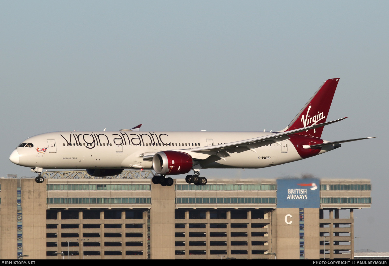 Aircraft Photo of G-VWHO | Boeing 787-9 Dreamliner | Virgin Atlantic Airways | AirHistory.net #210622