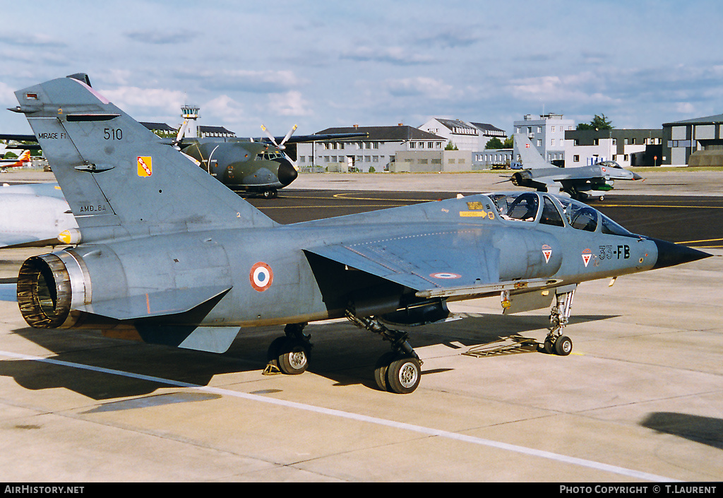 Aircraft Photo of 510 | Dassault Mirage F1B | France - Air Force | AirHistory.net #210629