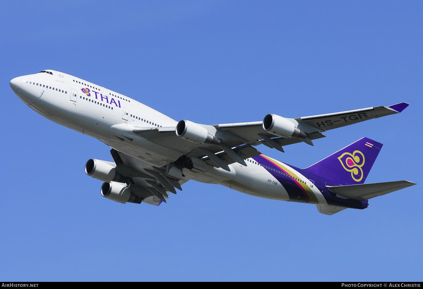 Aircraft Photo of HS-TGR | Boeing 747-4D7 | Thai Airways International | AirHistory.net #210653