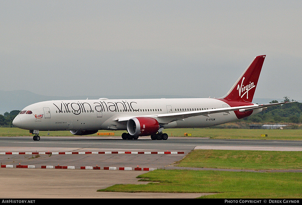 Aircraft Photo of G-VYUM | Boeing 787-9 Dreamliner | Virgin Atlantic Airways | AirHistory.net #210680