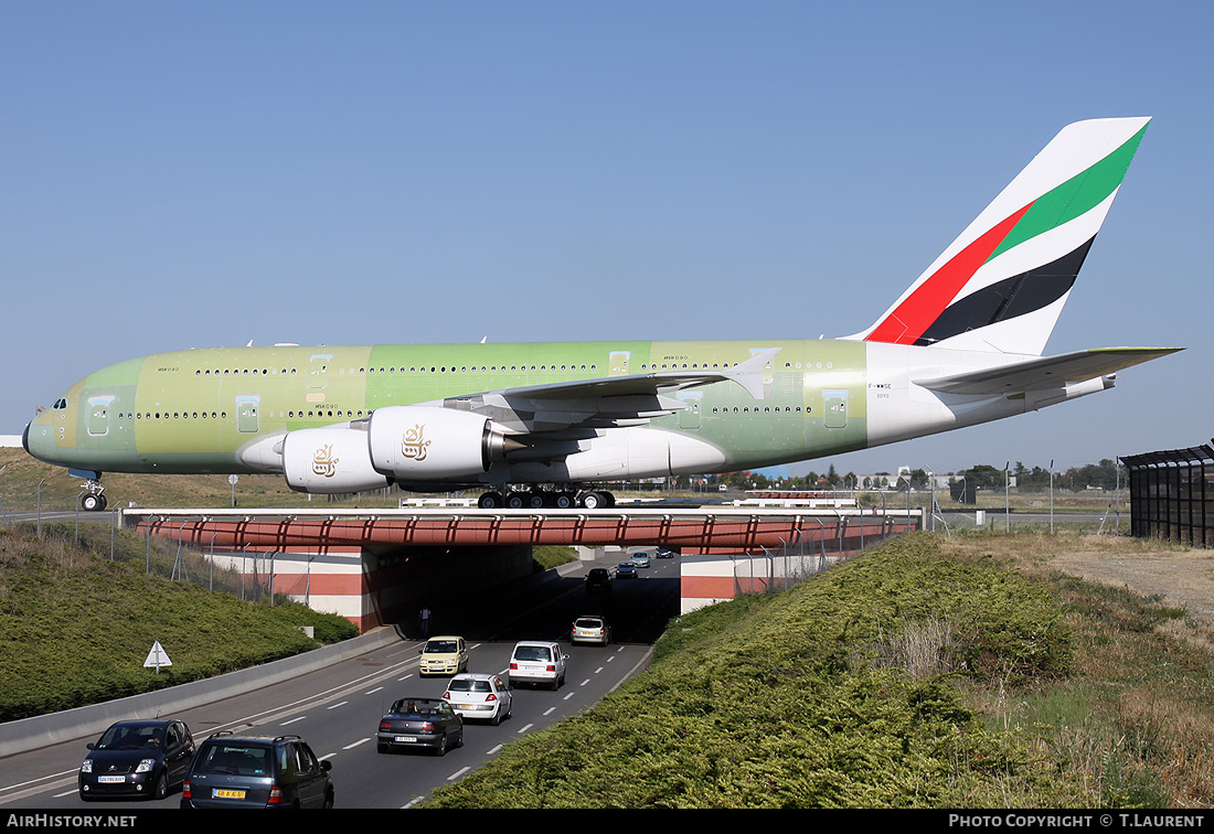 Aircraft Photo of F-WWSE | Airbus A380-861 | Emirates | AirHistory.net #210710