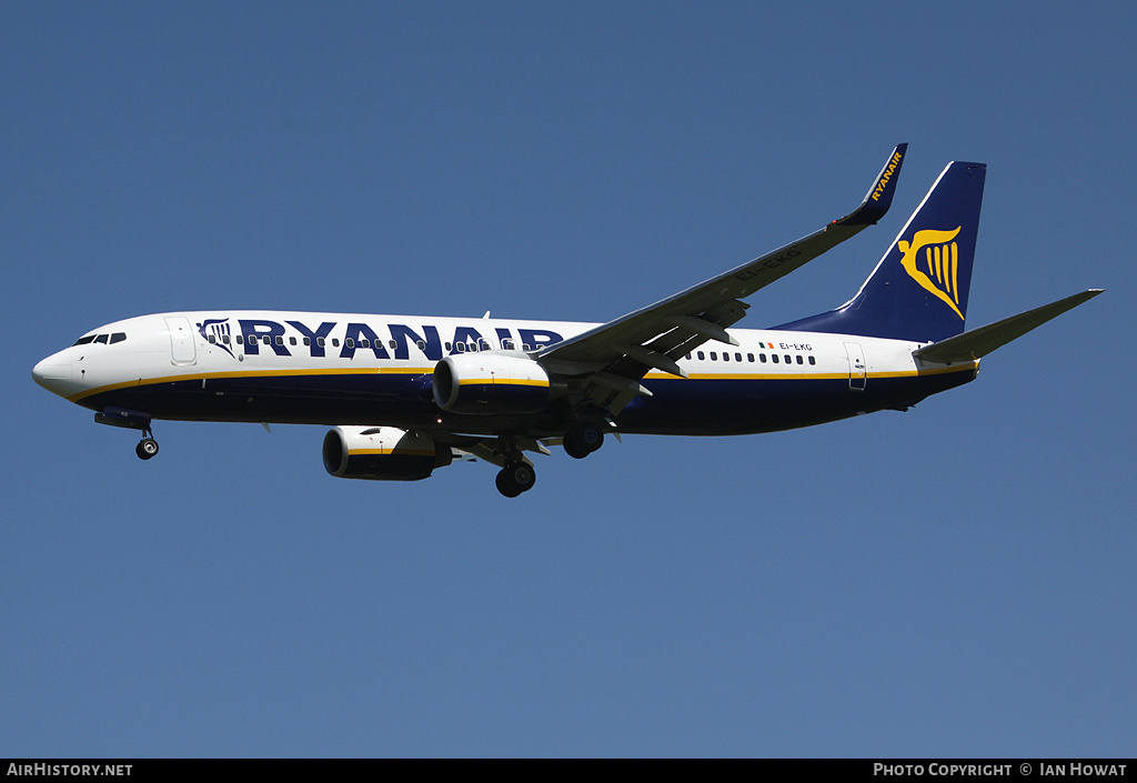 Aircraft Photo of EI-EKG | Boeing 737-8AS | Ryanair | AirHistory.net #210723