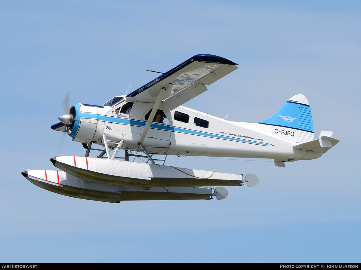 Aircraft Photo of C-FJFQ | De Havilland Canada DHC-2 Beaver Mk1 | Van City Seaplanes | AirHistory.net #210730