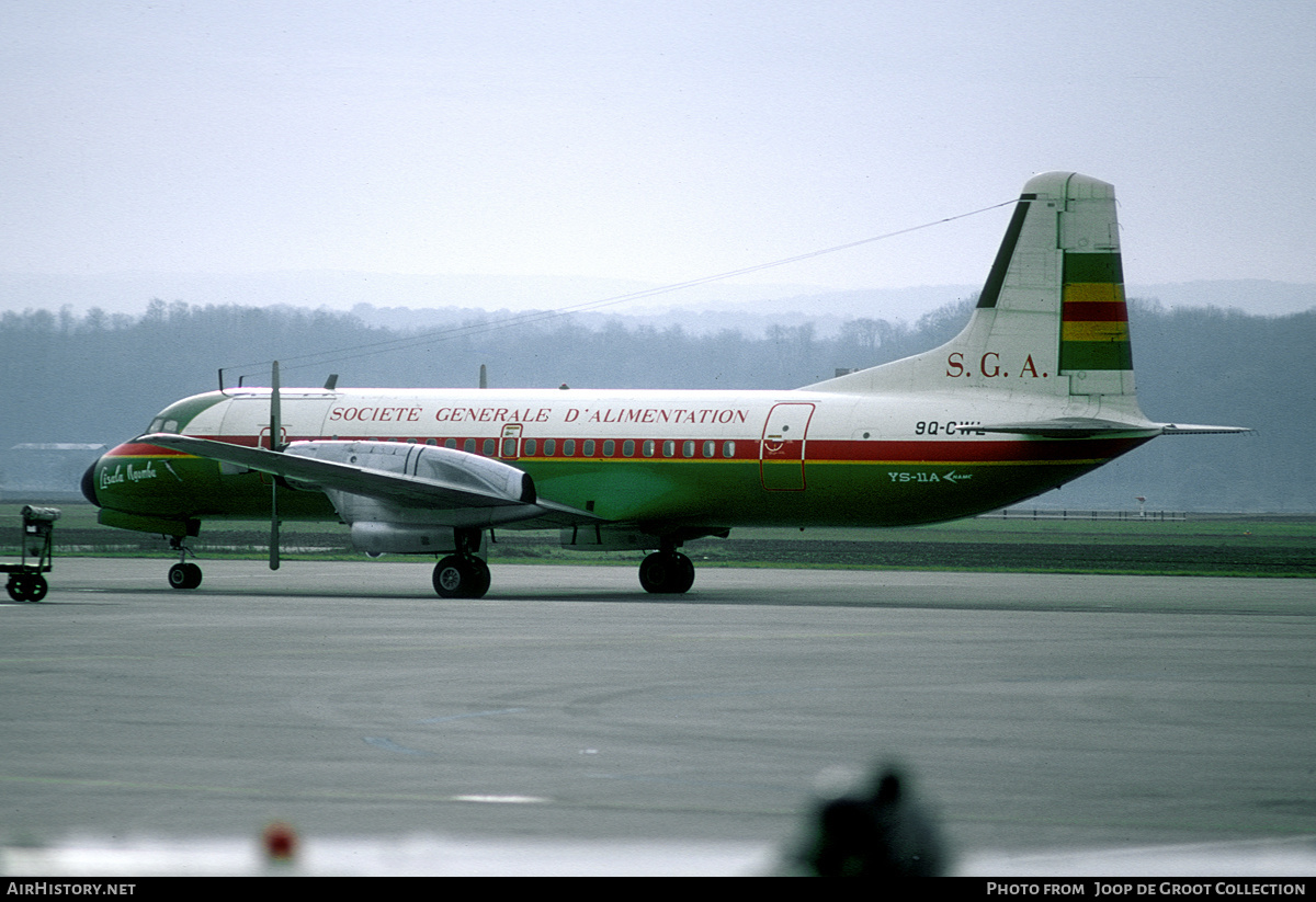 Aircraft Photo of 9Q-CWL | NAMC YS-11A-200 | SGA - Societé Generale d'Alimentation | AirHistory.net #210753