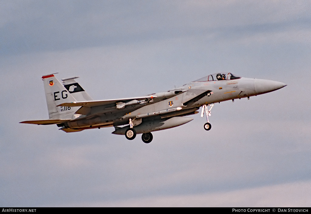 Aircraft Photo of 85-0118 / AF85-118 | McDonnell Douglas F-15C Eagle | USA - Air Force | AirHistory.net #210790