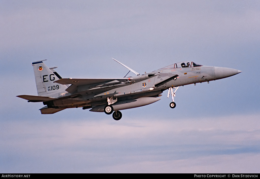Aircraft Photo of 85-0109 / AF85-109 | McDonnell Douglas F-15C Eagle | USA - Air Force | AirHistory.net #210791