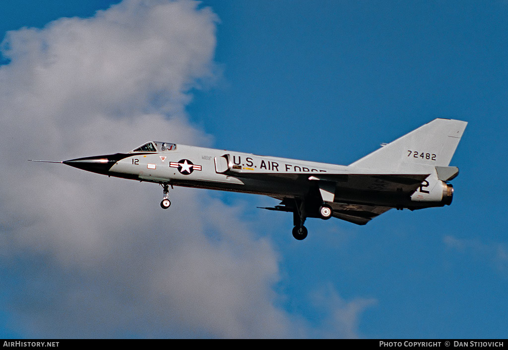 Aircraft Photo of 57-2482 / 72482 | Convair F-106A Delta Dart | USA - Air Force | AirHistory.net #210817