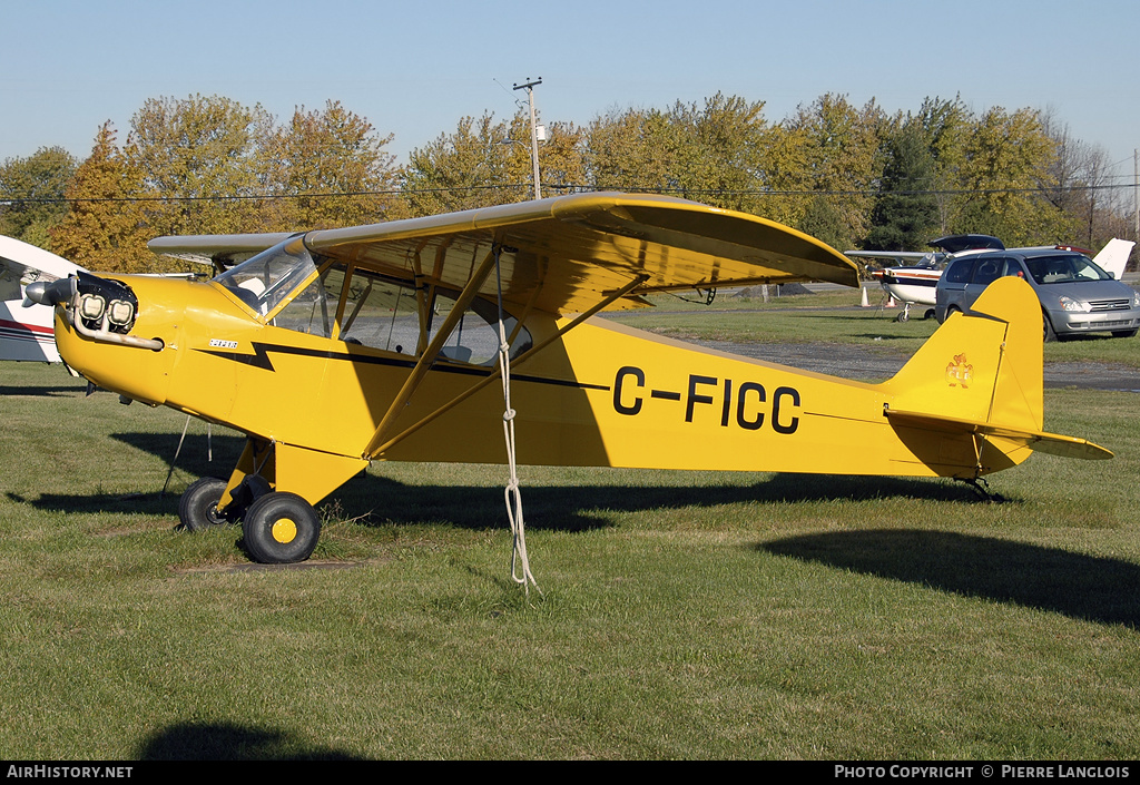 Aircraft Photo of C-FICC | Piper J-3C-65 Cub | AirHistory.net #210847
