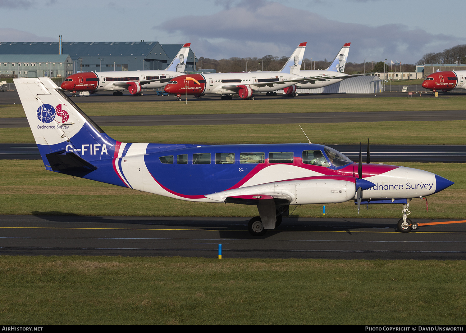 Aircraft Photo of G-FIFA | Cessna 404 Titan | Ordnance Survey | AirHistory.net #210859