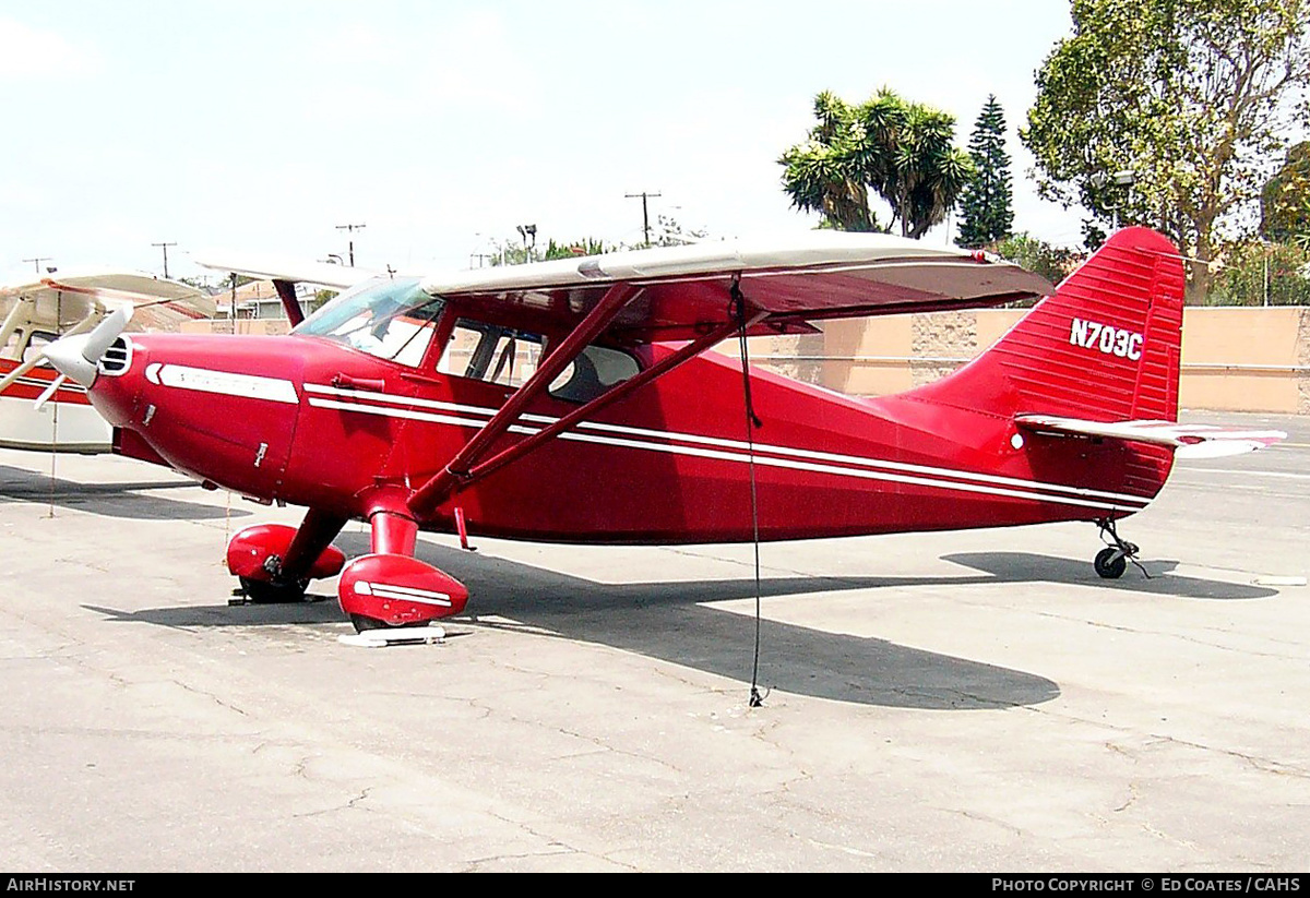 Aircraft Photo of N703C | Stinson 108-3 Voyager | AirHistory.net #210867