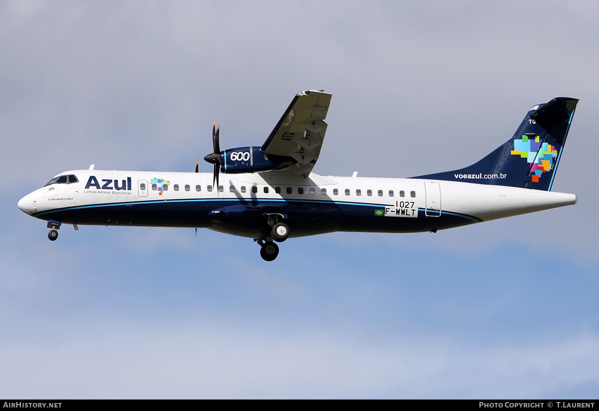 Aircraft Photo of F-WWLT | ATR ATR-72-600 (ATR-72-212A) | Azul Linhas Aéreas Brasileiras | AirHistory.net #210894