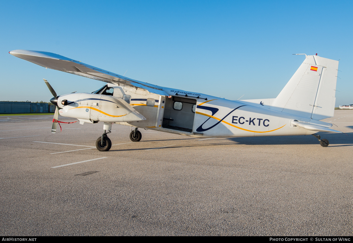 Aircraft Photo of EC-KTC | Dornier Do-28 G.92 Skyservant | Skydive Spain | AirHistory.net #210902