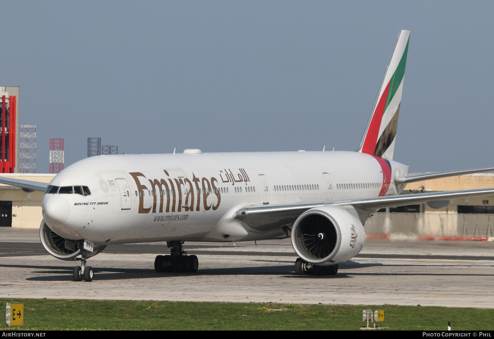 Aircraft Photo of A6-EBN | Boeing 777-36N/ER | Emirates | AirHistory.net #210912