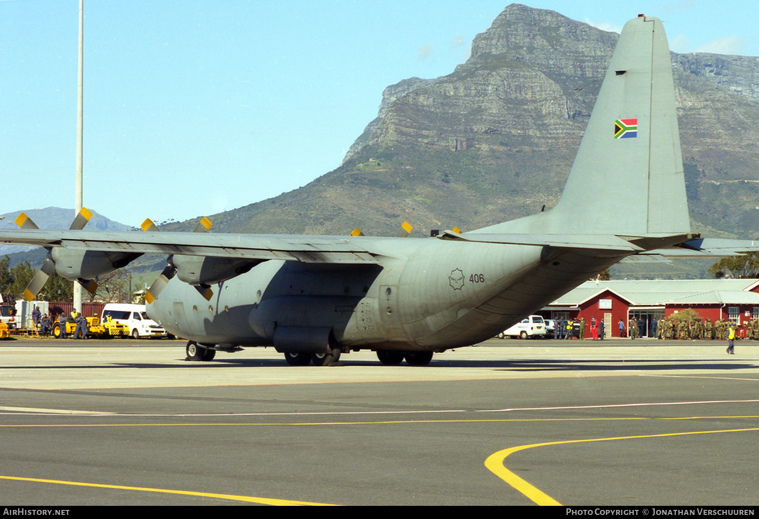 Aircraft Photo of 406 | Lockheed C-130BZ Hercules (L-282) | South Africa - Air Force | AirHistory.net #210940