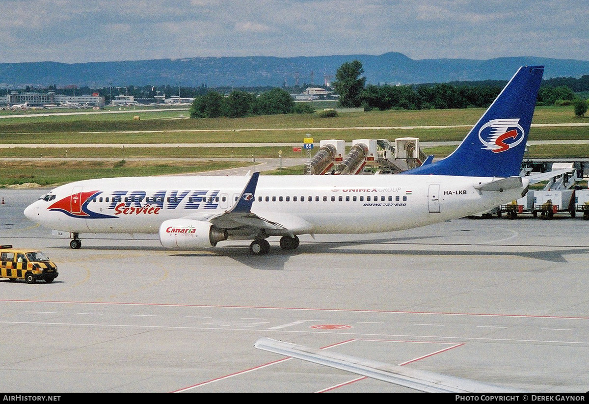 Aircraft Photo of HA-LKB | Boeing 737-8CX | Travel Service | AirHistory.net #210948