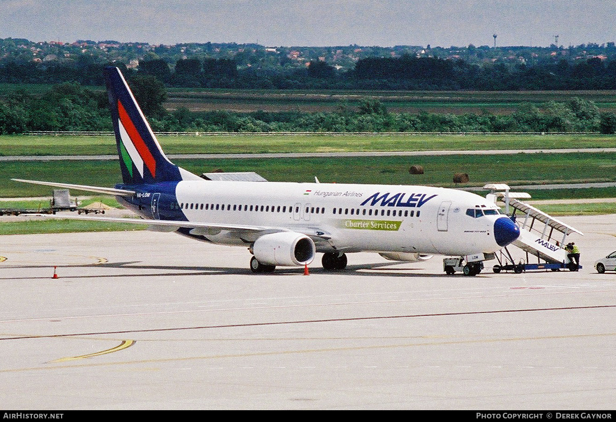 Aircraft Photo of HA-LOM | Boeing 737-8Q8 | Malev - Hungarian Airlines Charter Services | AirHistory.net #210949