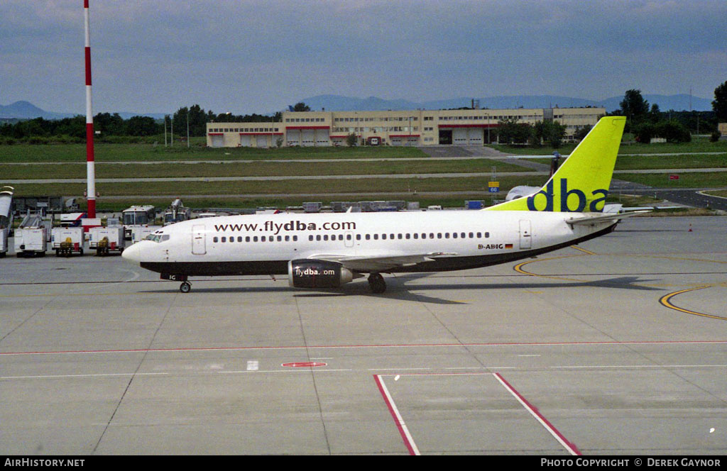 Aircraft Photo of D-ADIG | Boeing 737-3L9 | DBA - Deutsche BA | AirHistory.net #210985