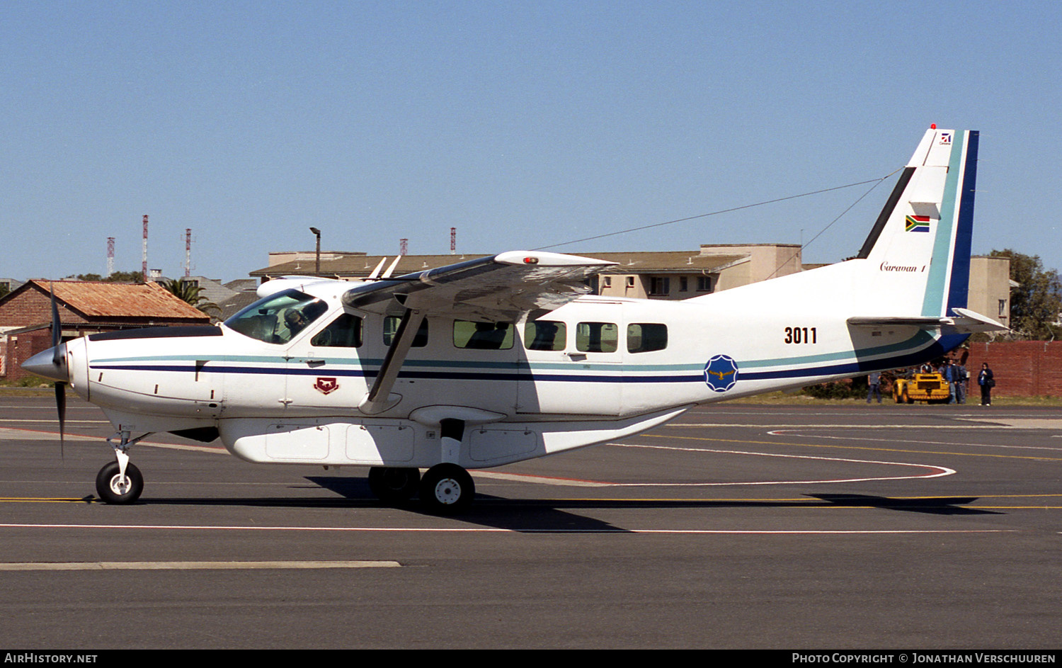 Aircraft Photo of 3011 | Cessna 208 Caravan I | South Africa - Air Force | AirHistory.net #211011