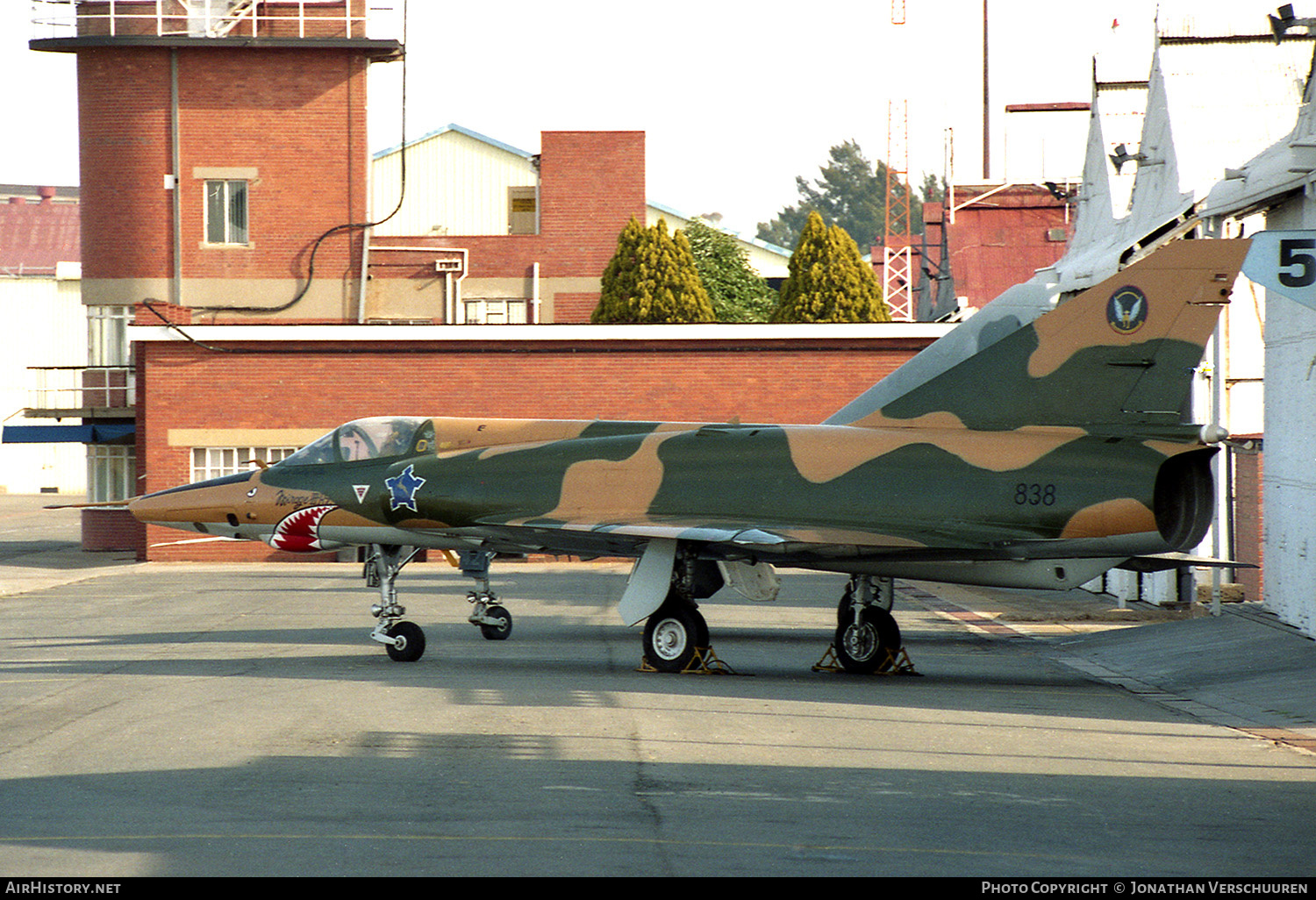 Aircraft Photo of 838 | Dassault Mirage IIIRZ | South Africa - Air Force | AirHistory.net #211028