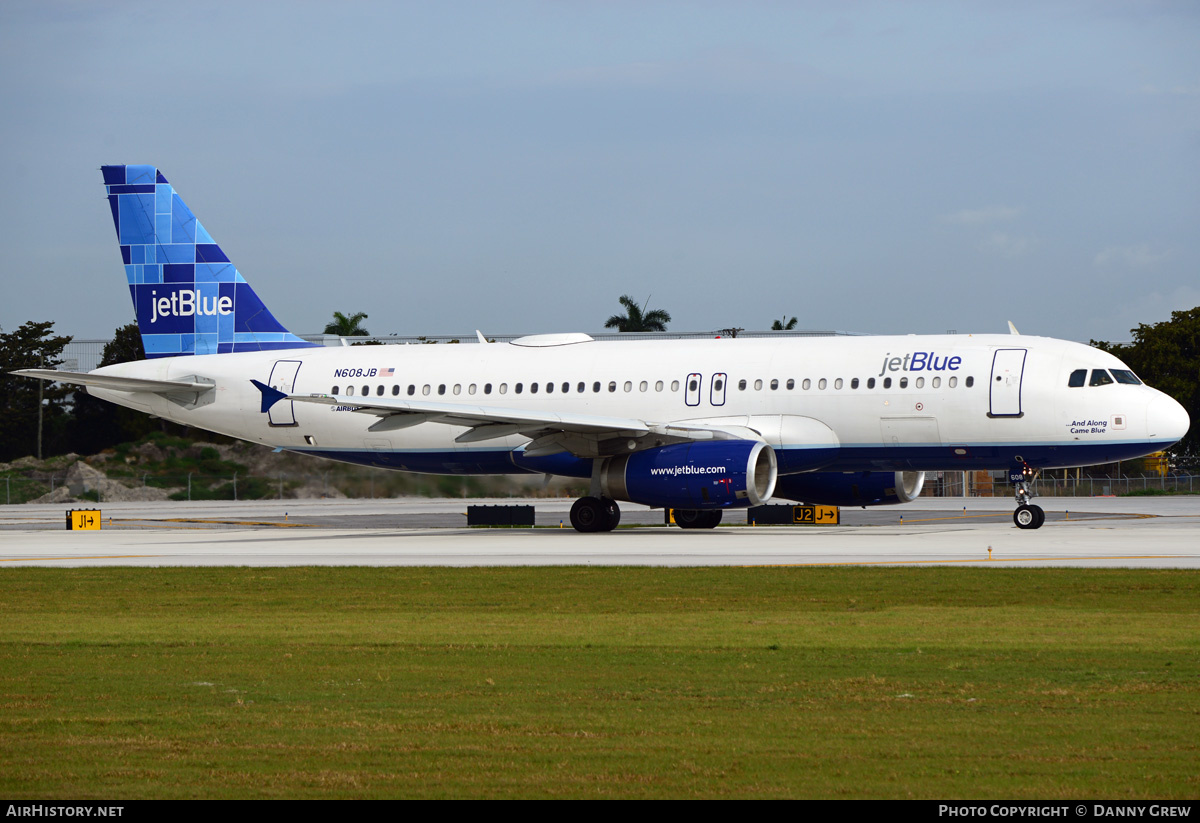Aircraft Photo of N608JB | Airbus A320-232 | JetBlue Airways | AirHistory.net #211076